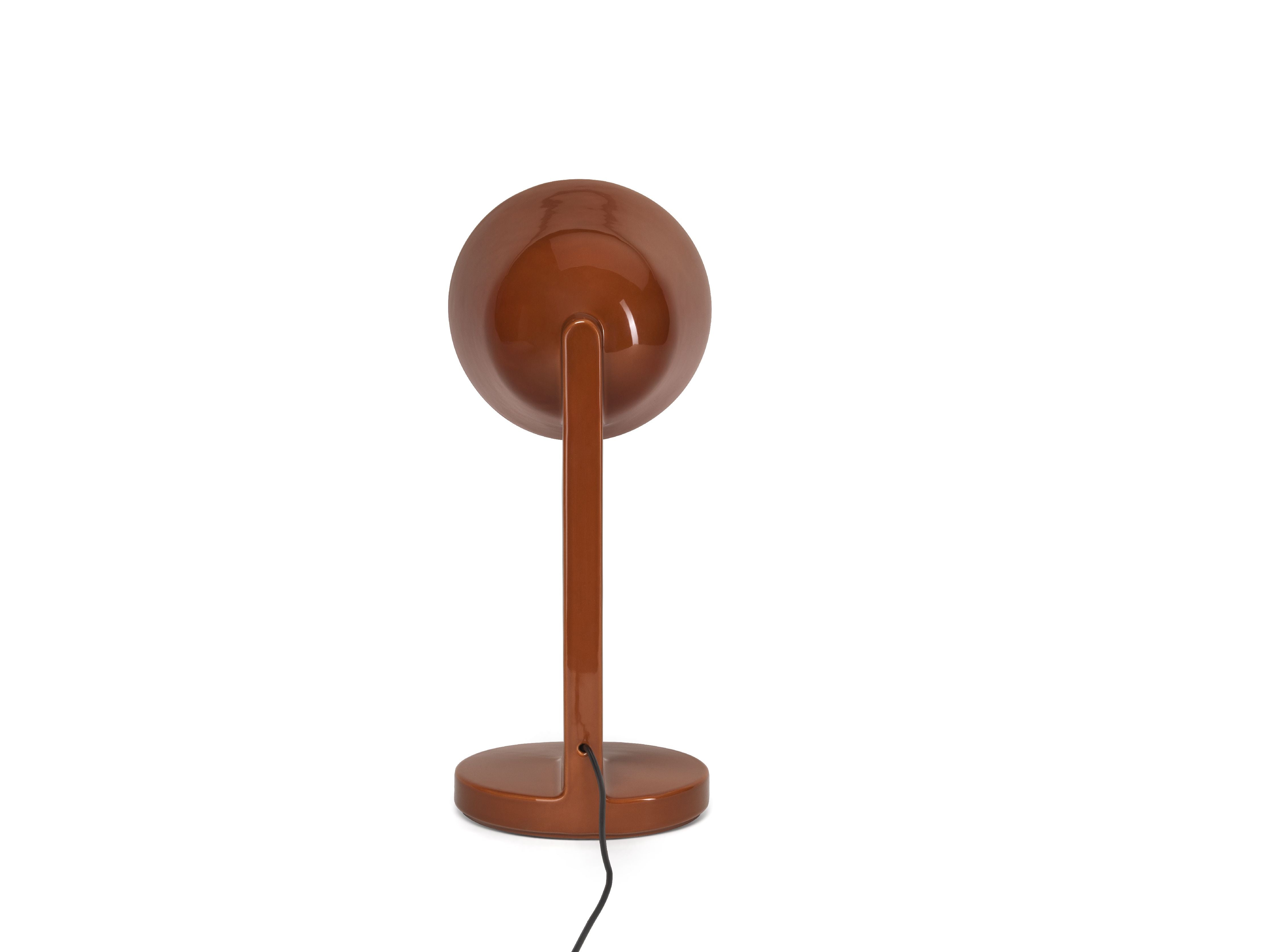 Flos Céramique Table Lamp Side, Rust Red