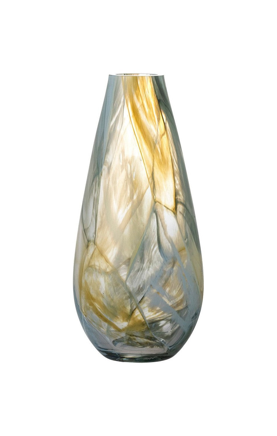 Creative Collection Lenoah Vase, Yellow, Glass