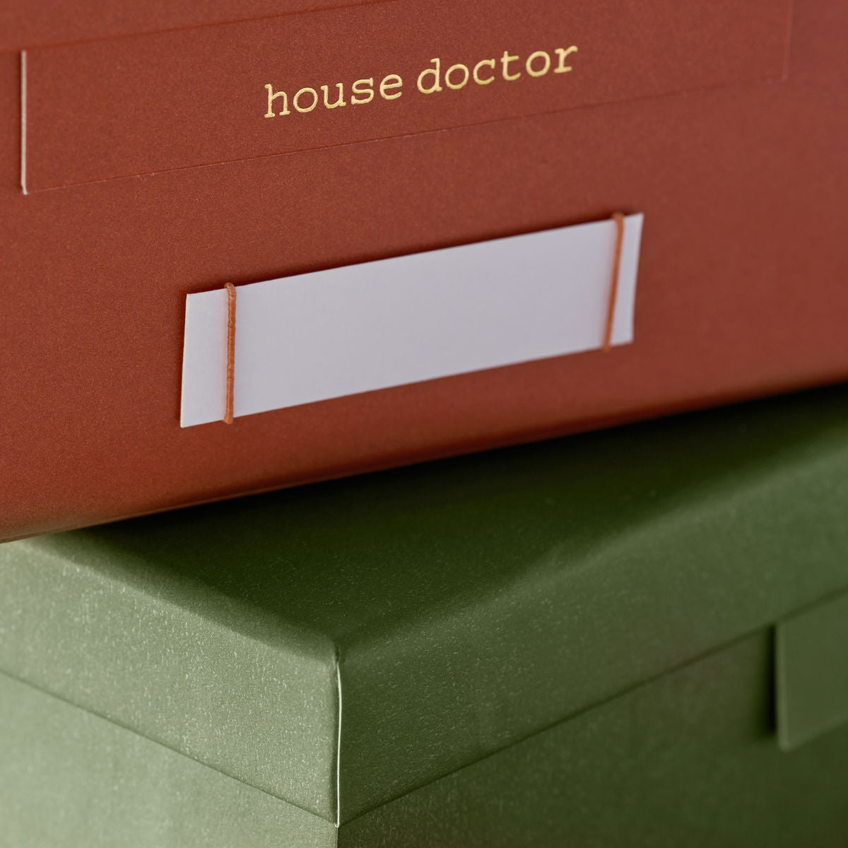 House Doctor Storage boxes, HDKeep, Green/Orange