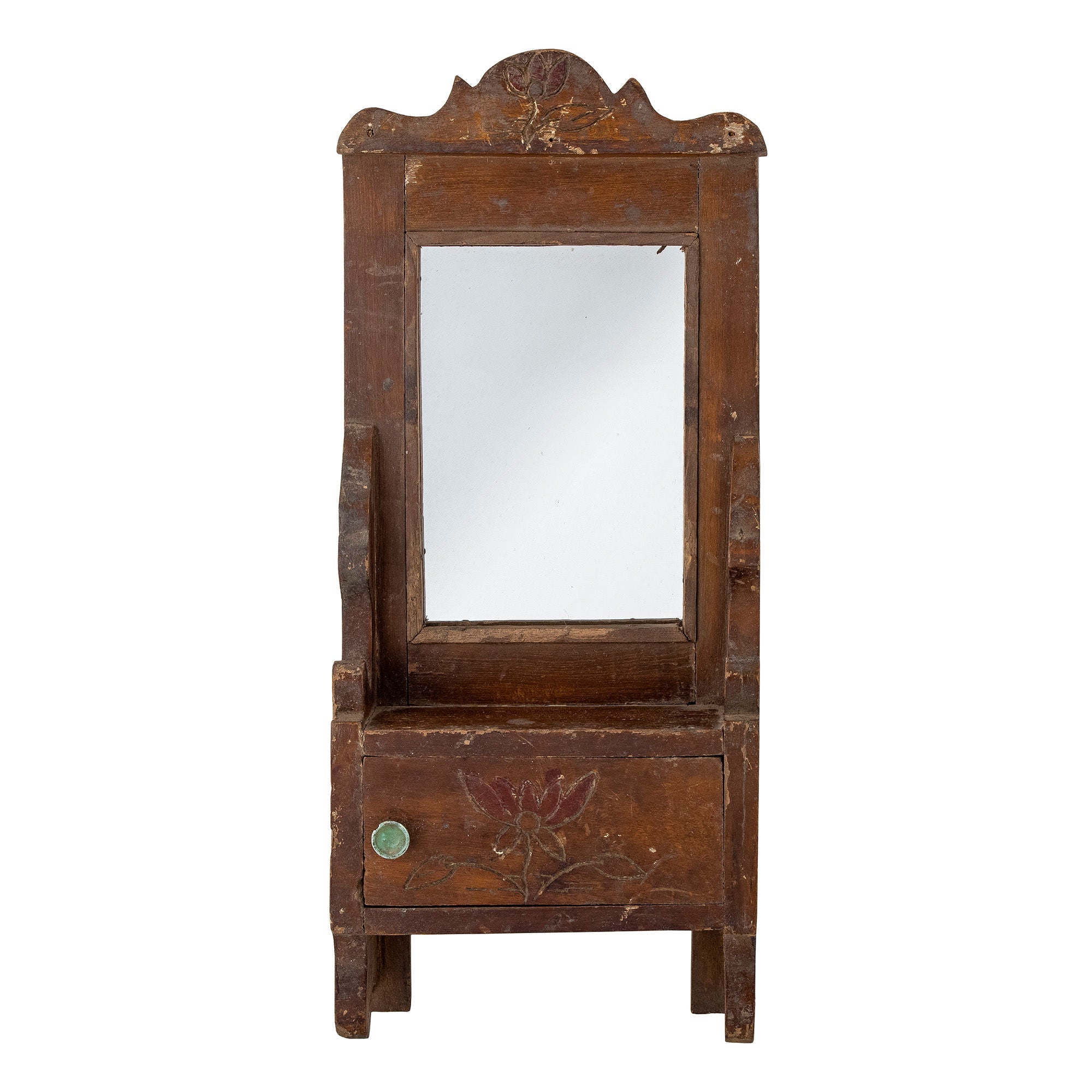 Creative Collection Sehar Mirror w/Shelf, Brown, Reclaimed Wood