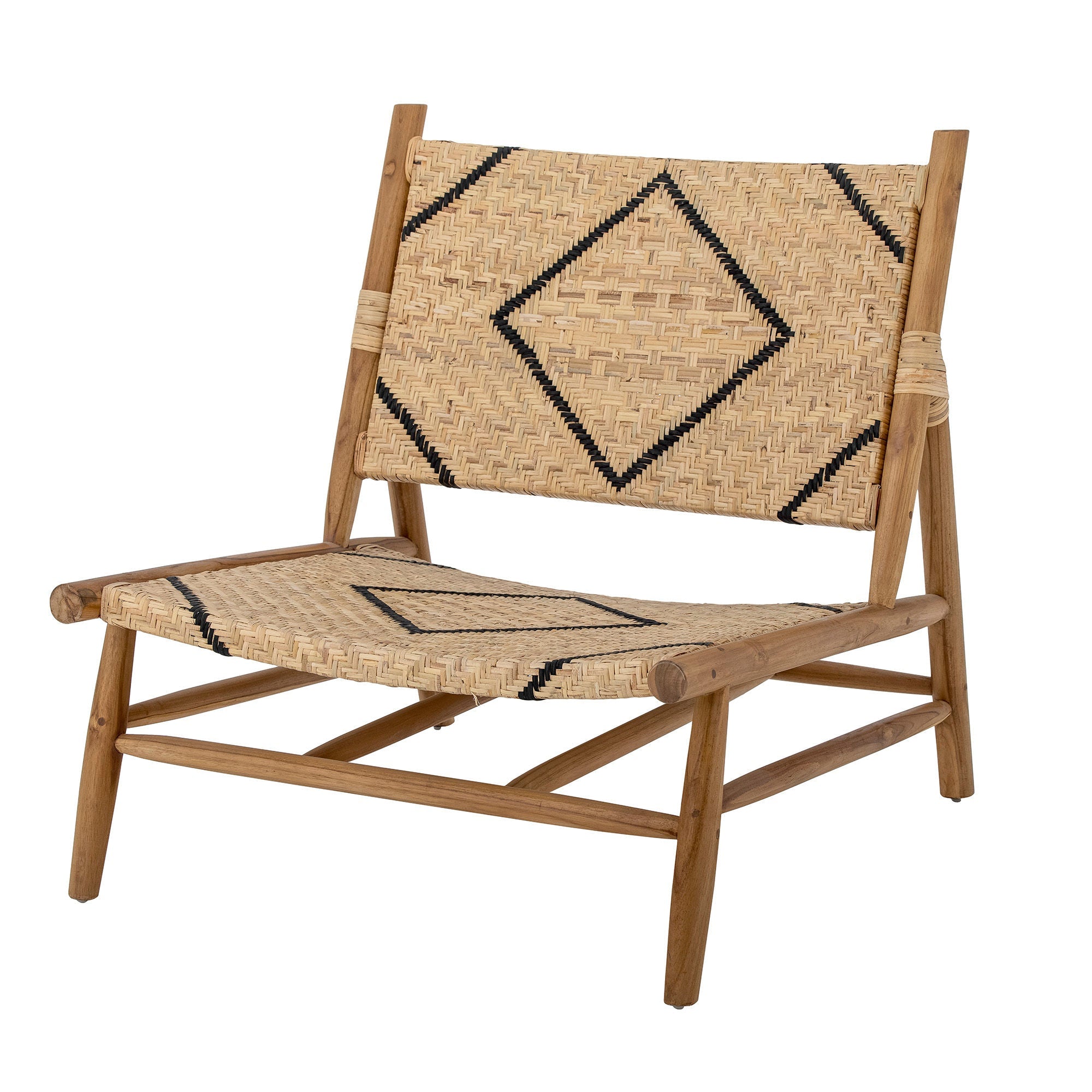Creative Collection Lennox Lounge Chair, Nature, Teak