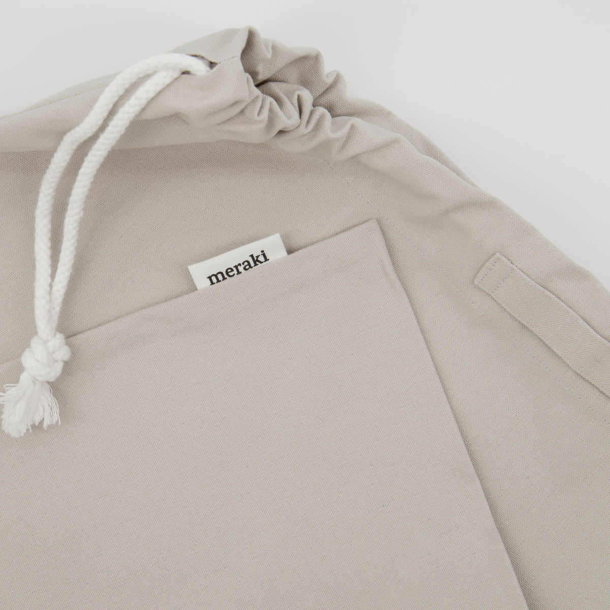 Meraki Cotton bag, MKCataria, Light grey