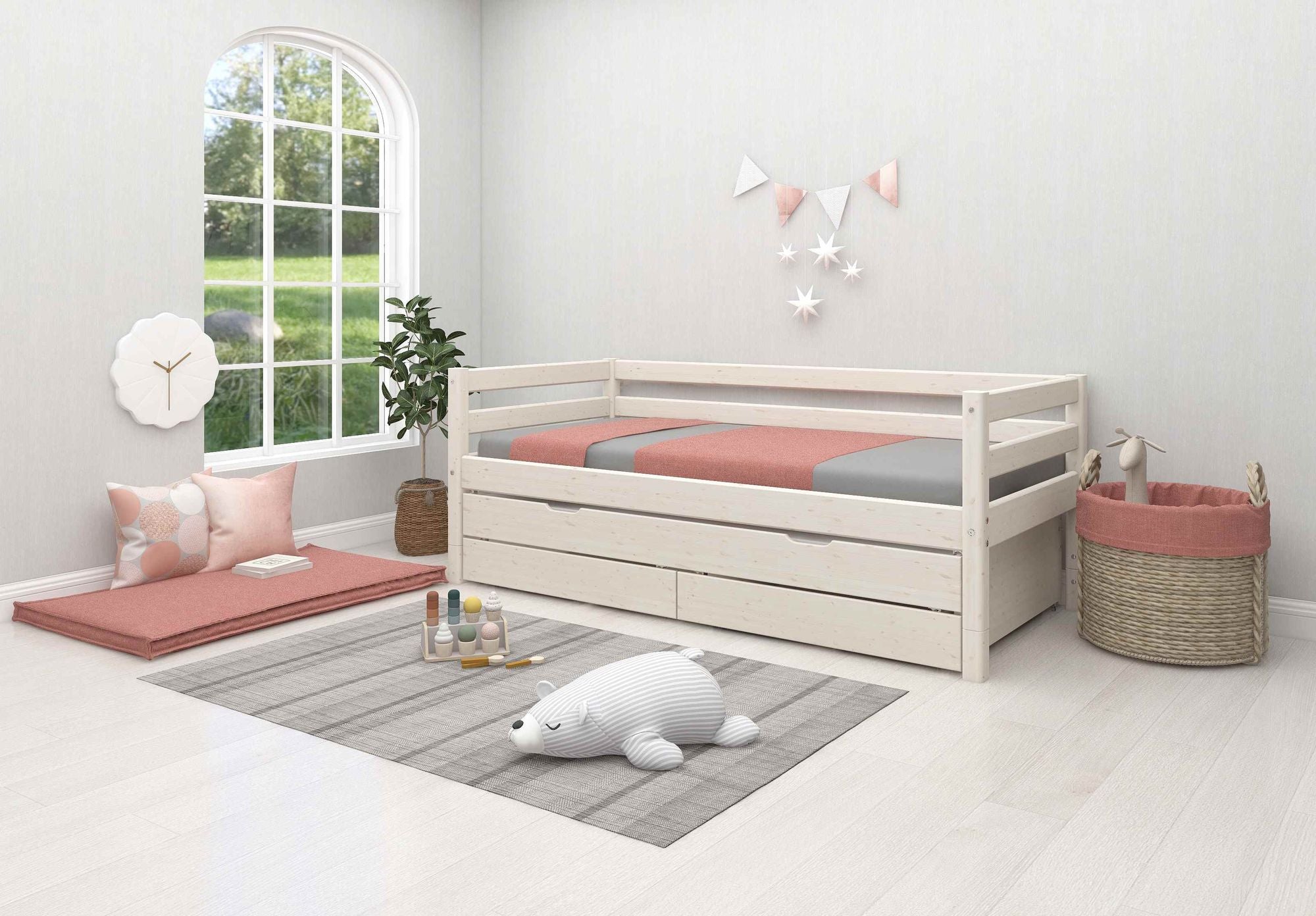 FLEXA Daybed with trundle pullout bed