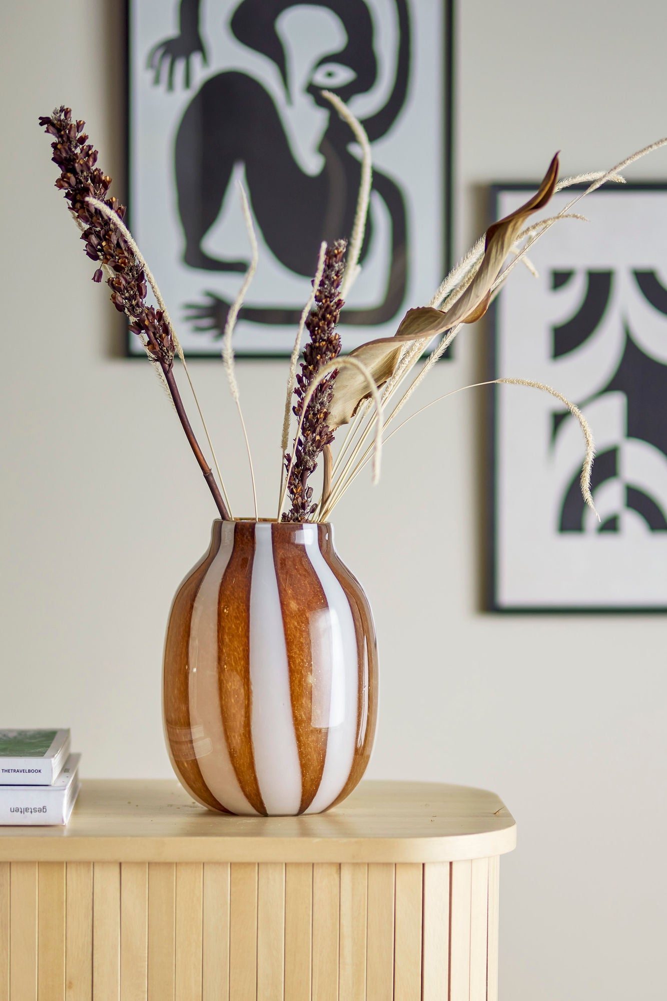 Bloomingville Mayah Vase, Brown, Glass