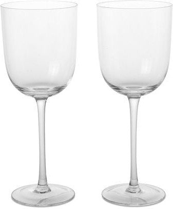 Ferm Living Host White Wine Glasses 30 Cl Sæt på 2, Ryd