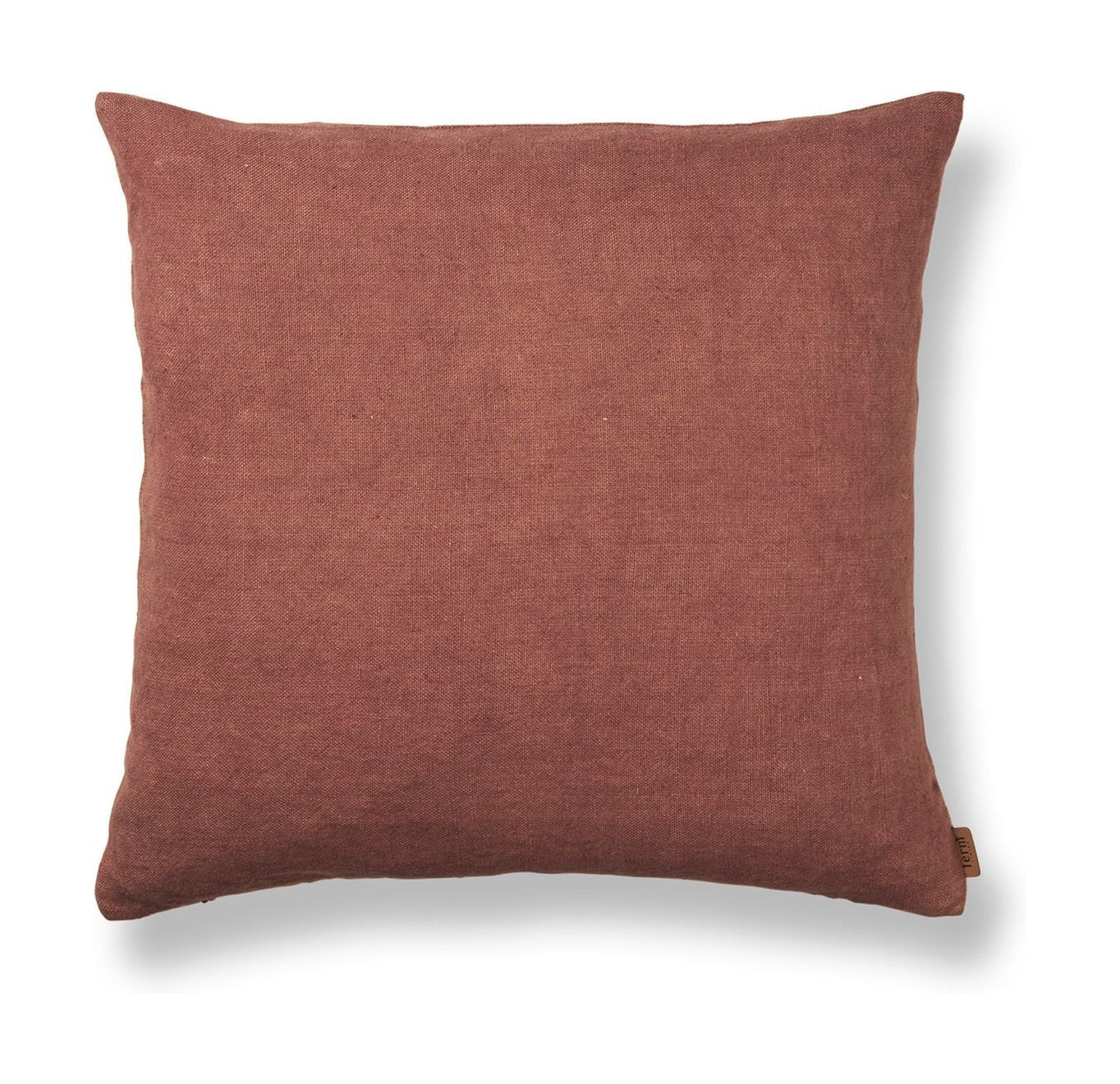 Ferm Living Heavy Linen Pushion, Berry Red
