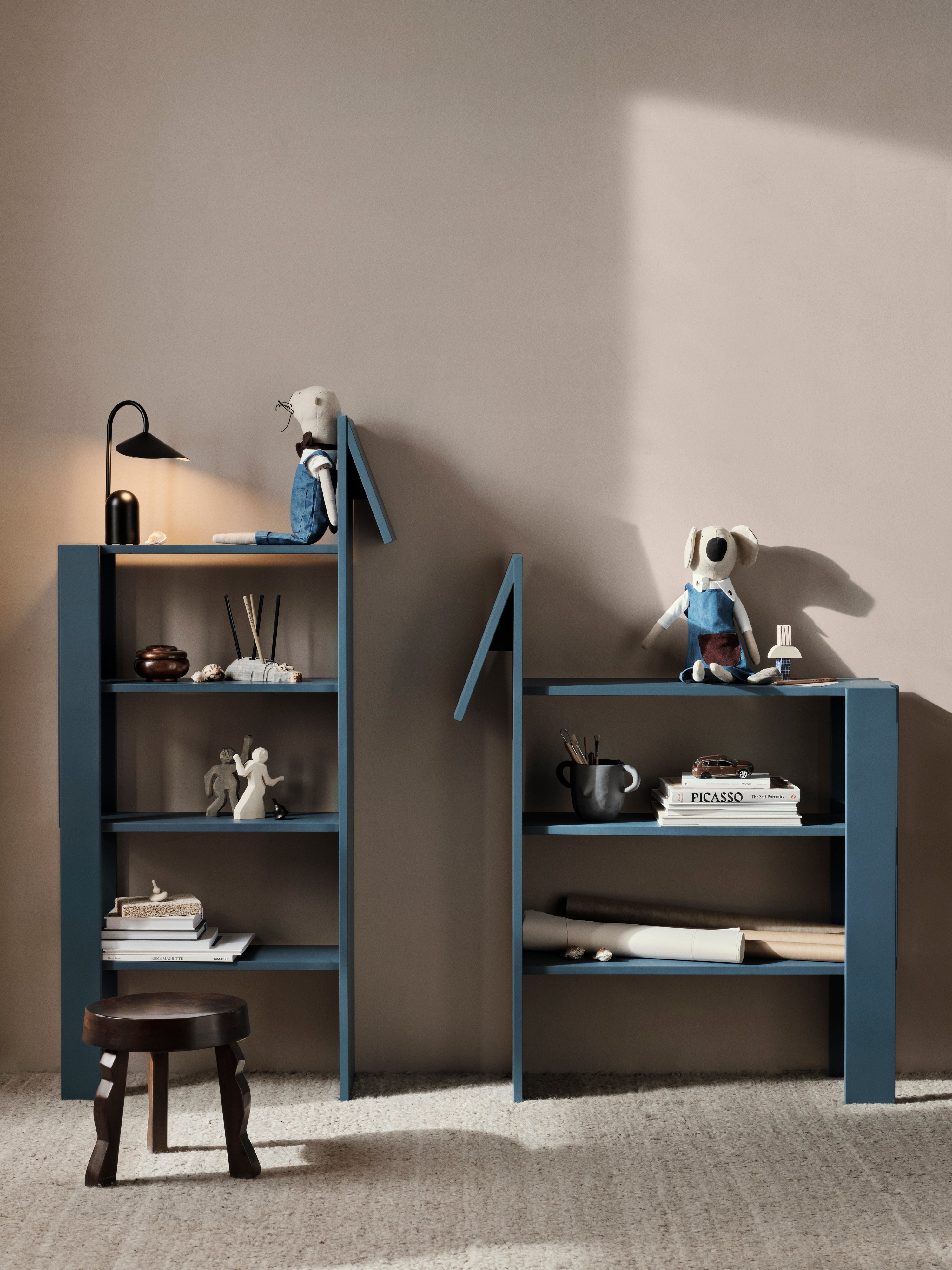 Ferm Living Horse Bookcase Dark Blue