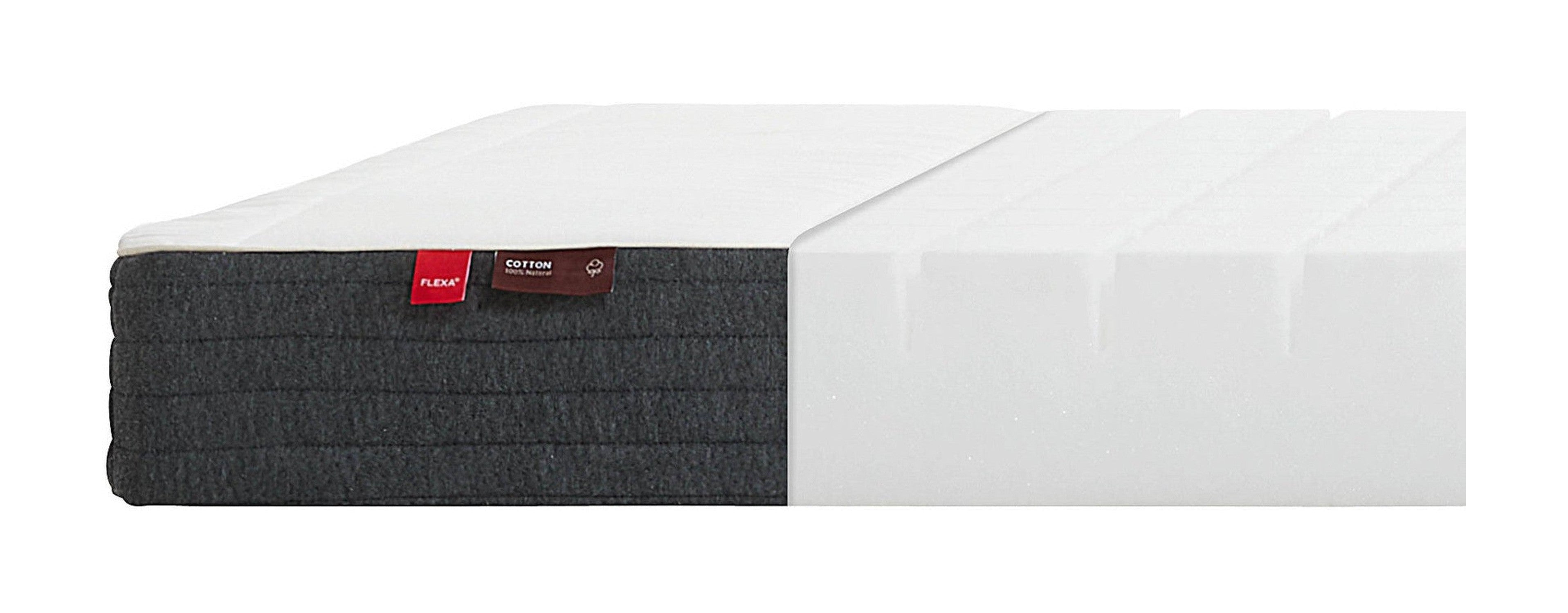 FLEXA FLEXA foam mattress, 190X90 cotton cover