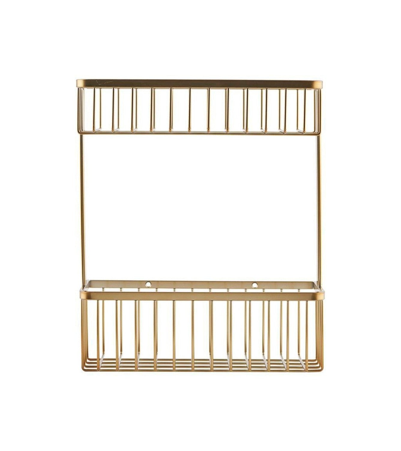 House Doctor Basket, HDBath, Double, Brushed brass