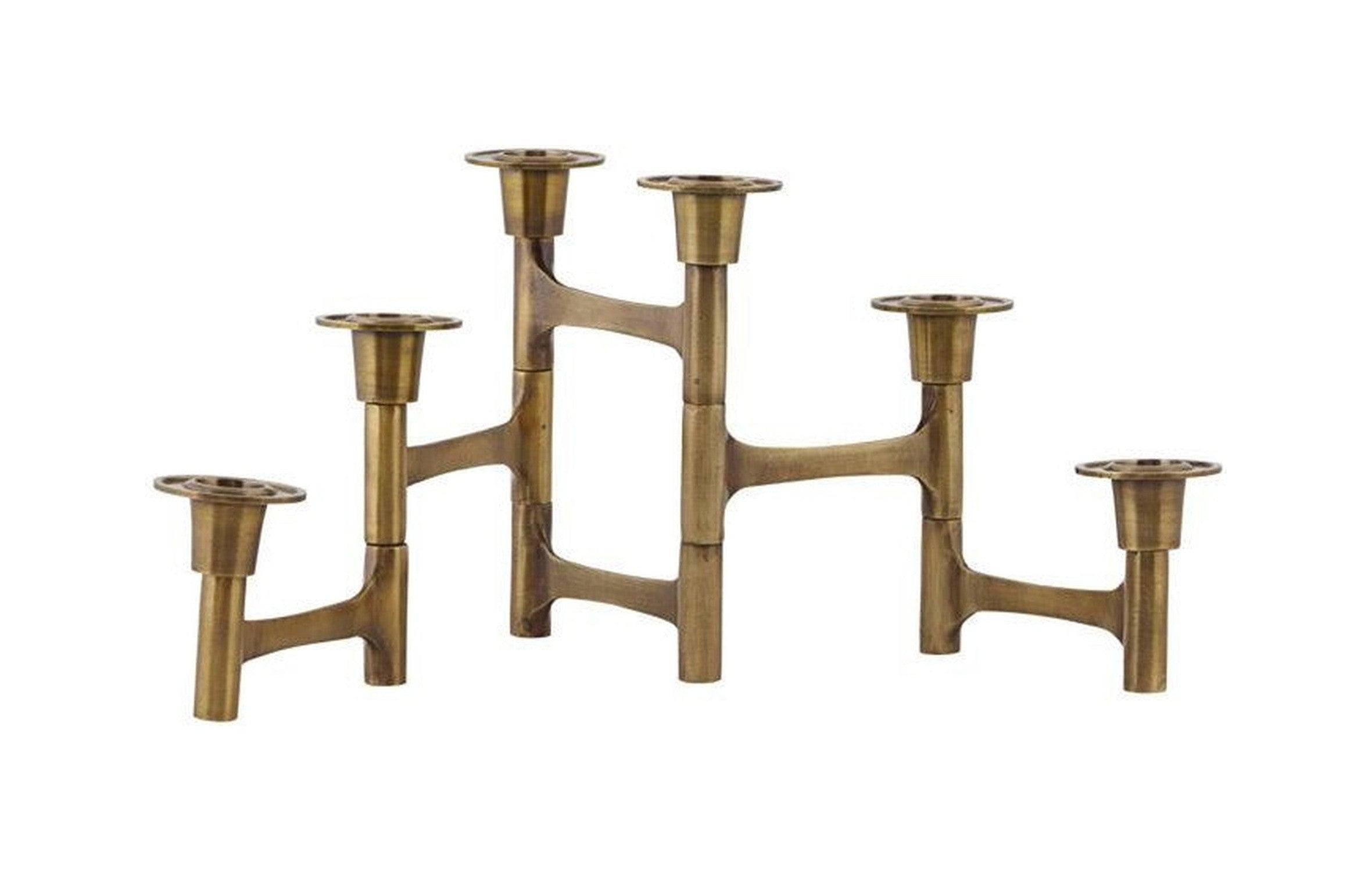 House Doctor Candle stand w. 6 cups, HDMove, Brass