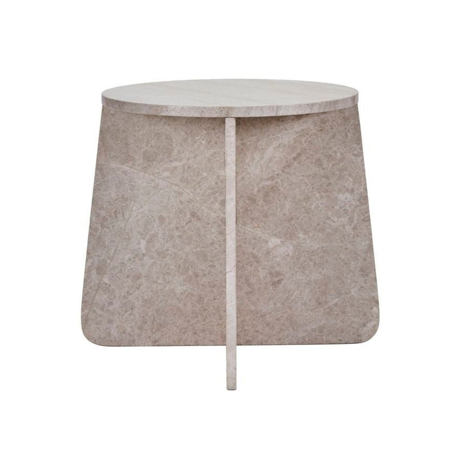 House Doctor Side table, HDMarb, Beige