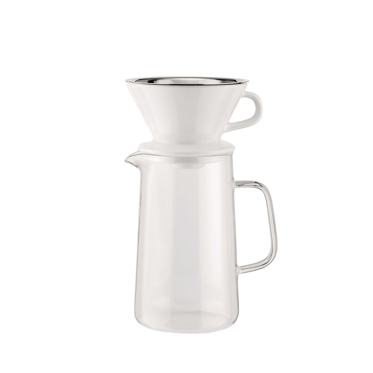 Alessi Slow Coffee, tilbehør til kaffekværn (Jug + Net Filer + Filter Holder)