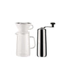 Alessi Slow Coffee Set, Grinder + Jug + Net Filter + Filter Holder