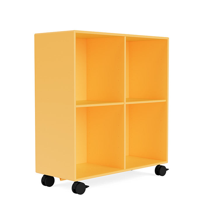 Montana Show Bookcase With Castors, Acacia