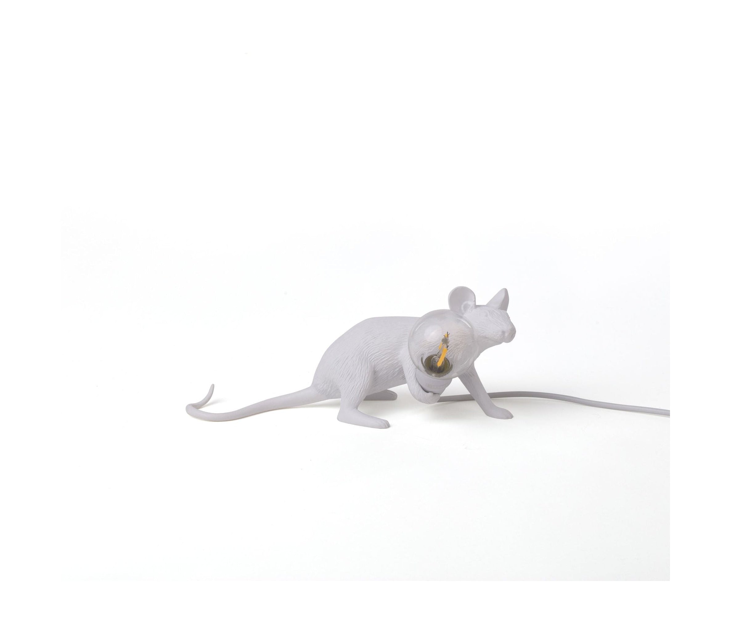 Seletti Mouse Lamp Lop, White