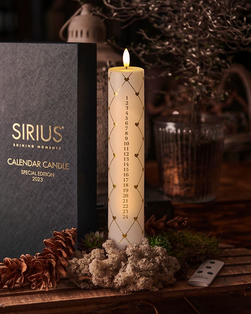 Sirius Sille Kalenderlys Ø5XH29CM, Special Edition 2023