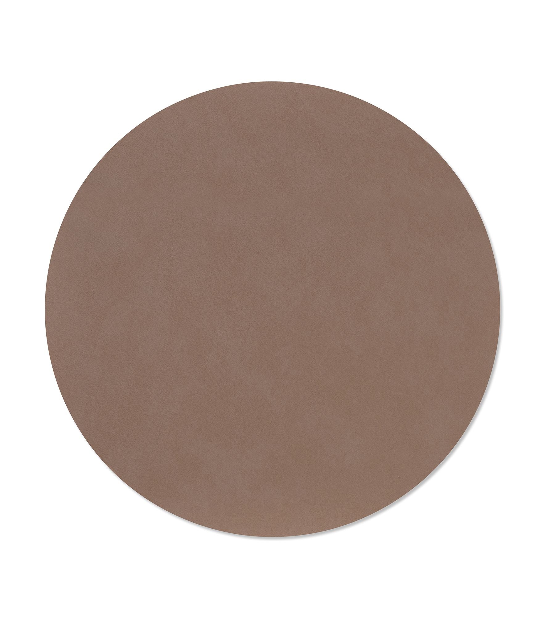 Lind Dna Table Mat Circle Large, Truffle