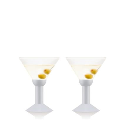 Bodum Oktett Martini -briller med plastbase 2 stk., Grøn