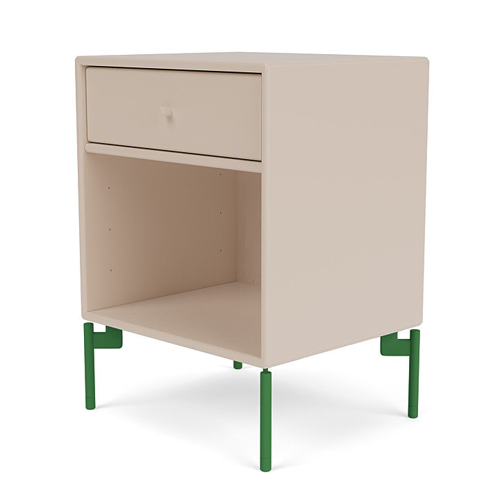 Montana Dream Nightstand With Legs, Clay/Parsley