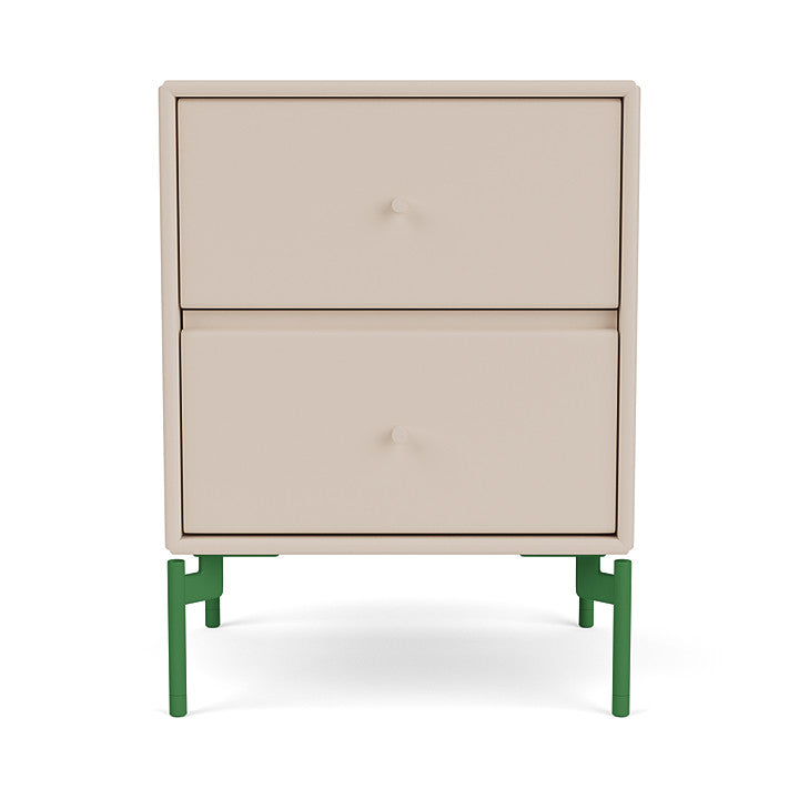 Montana Drift Drawer Module With Legs, Clay/Parsley