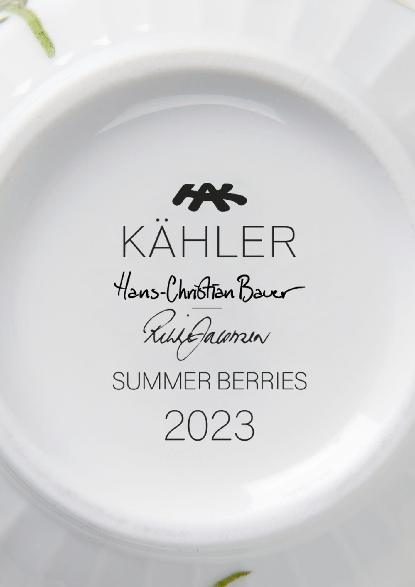Kähler Hammershøi Summer Krus 330 ml, Summer Berries