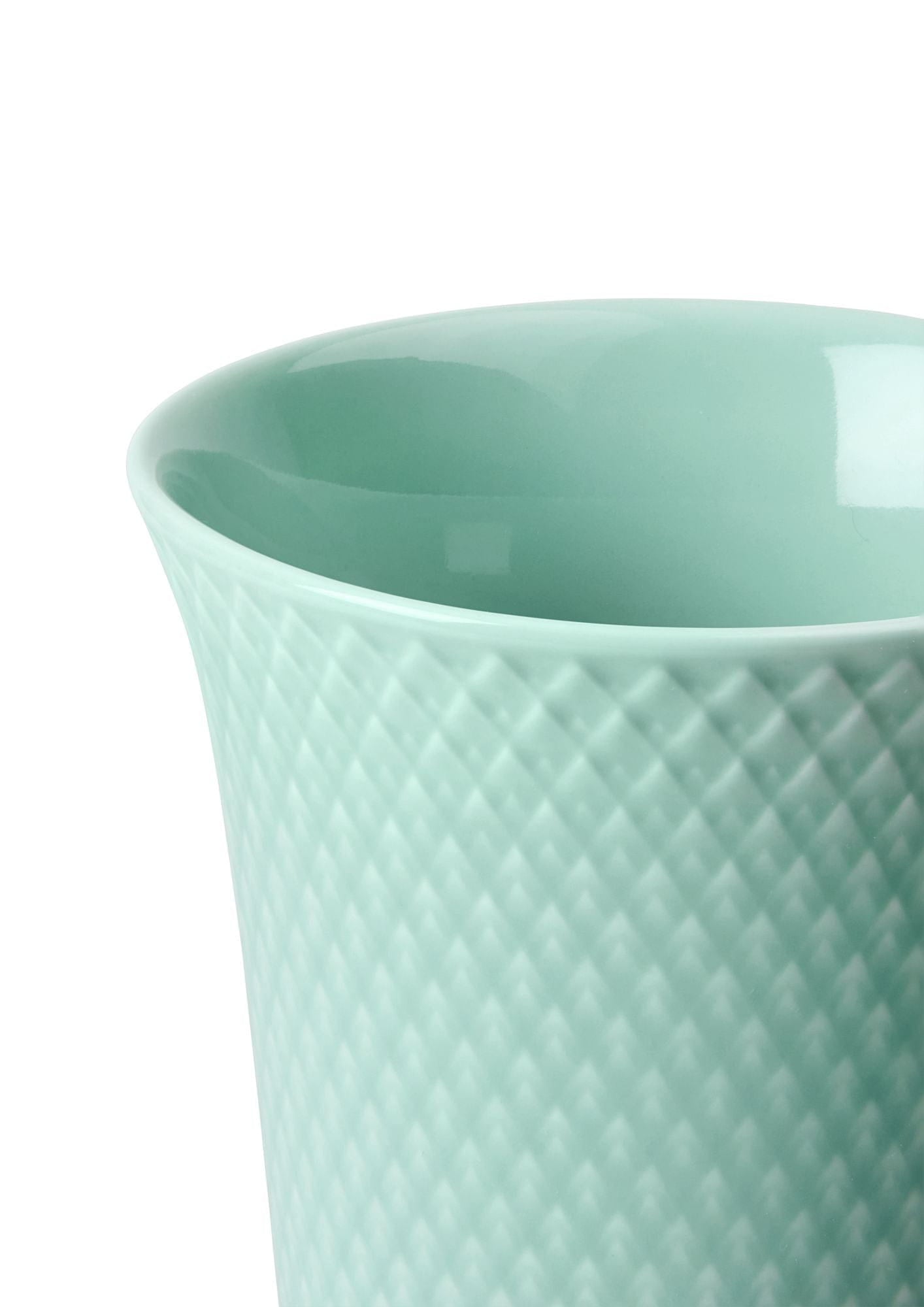 Lyngby Porcelæn Rhombe Color Vase 15 Cm, Aqua