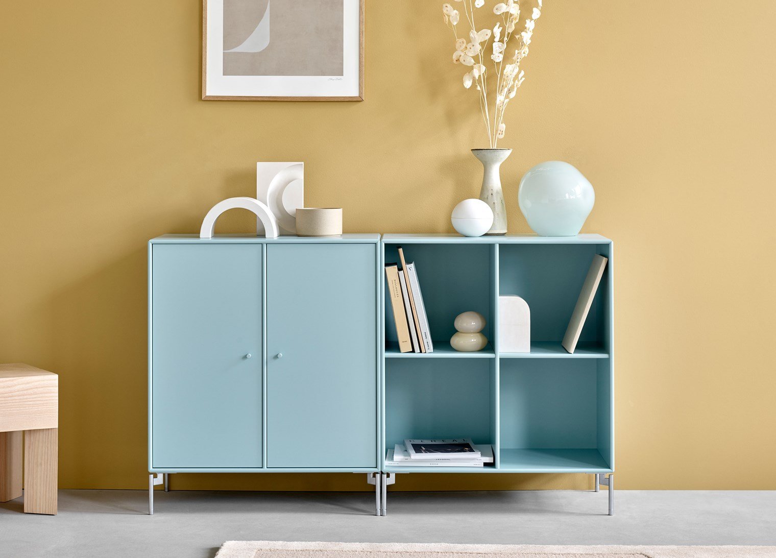 Montana Pair Classic Sideboard With 3 Cm Plinth, Acacia