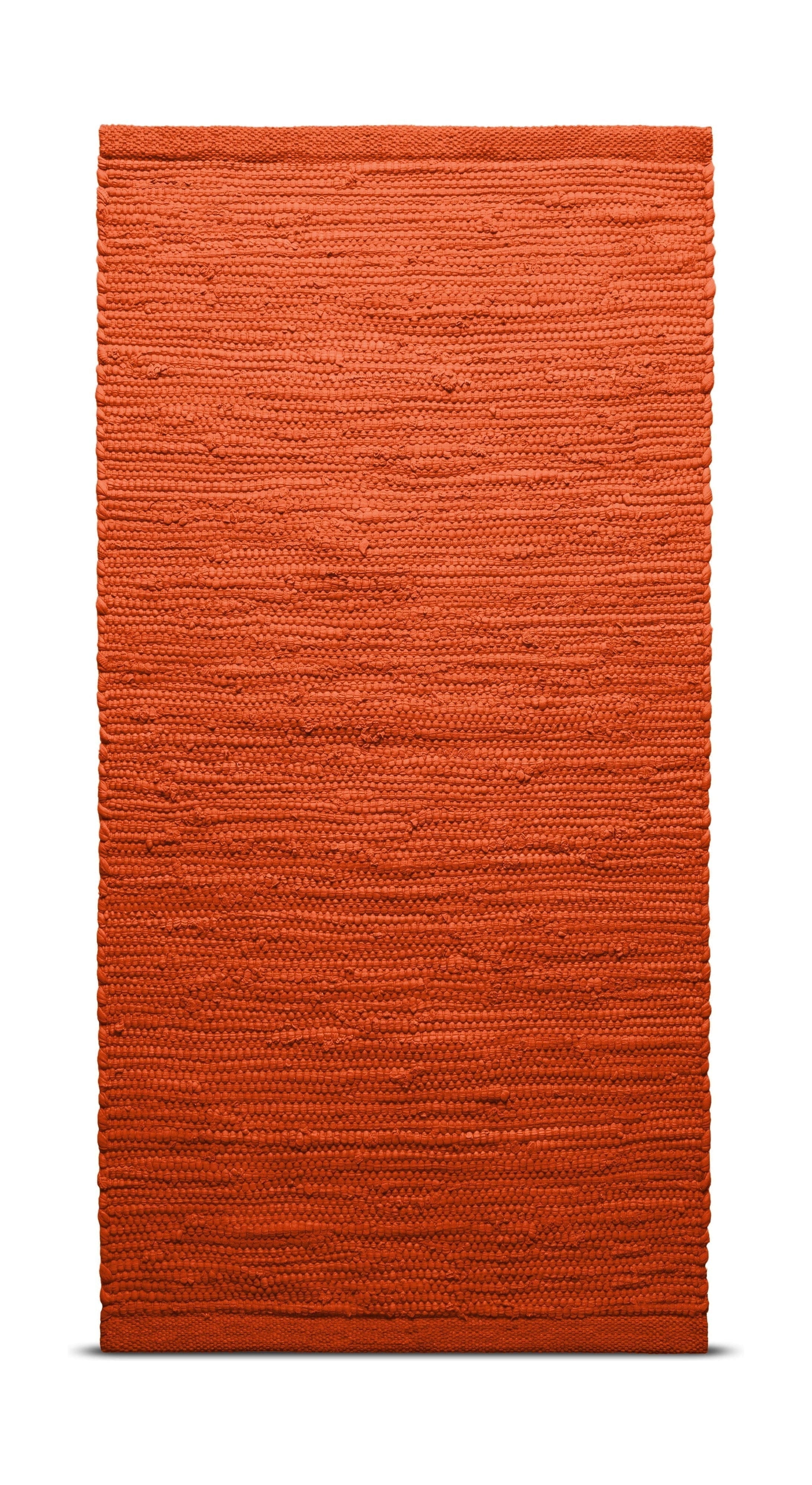 Rug Solid Cotton Tæppe 170 x 240 Cm, Solar Orange