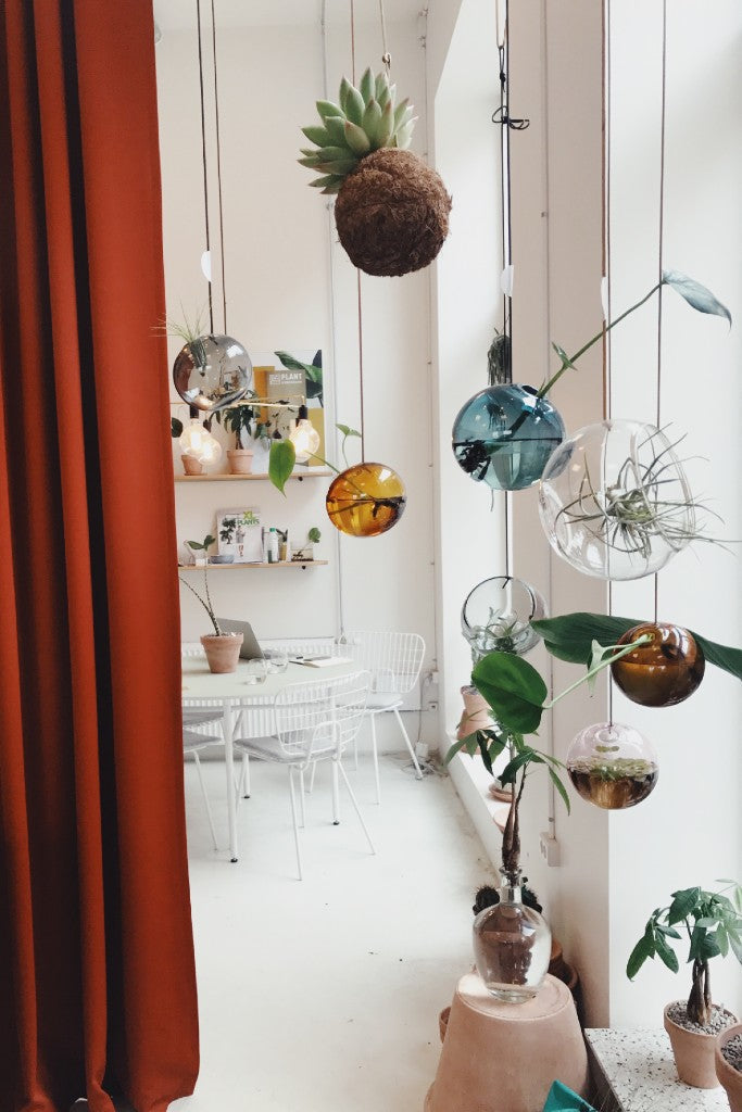 Studio About hængende planteboble vase stor, gennemsigtig